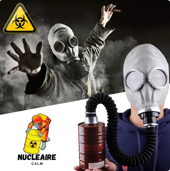 Masque à gaz nucléaire Zombie