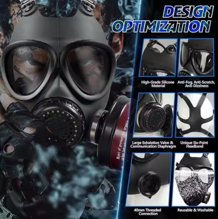 Masque à gaz nucléaire Loup