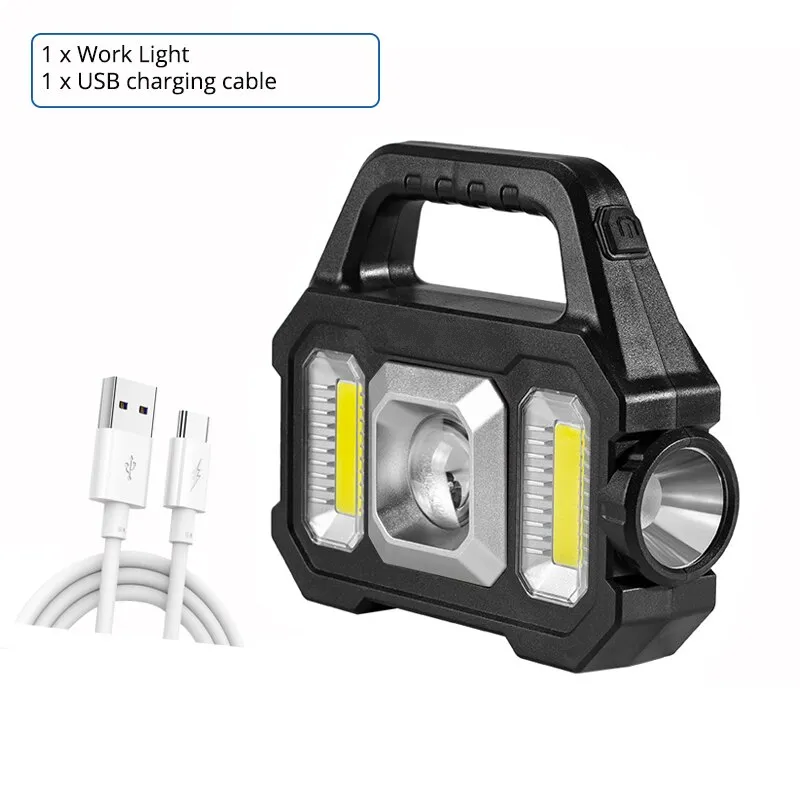Lampe de poche solaire-rechargeable (type 1)