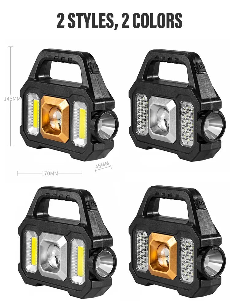 Lampe de poche solaire-rechargeable (type 1)