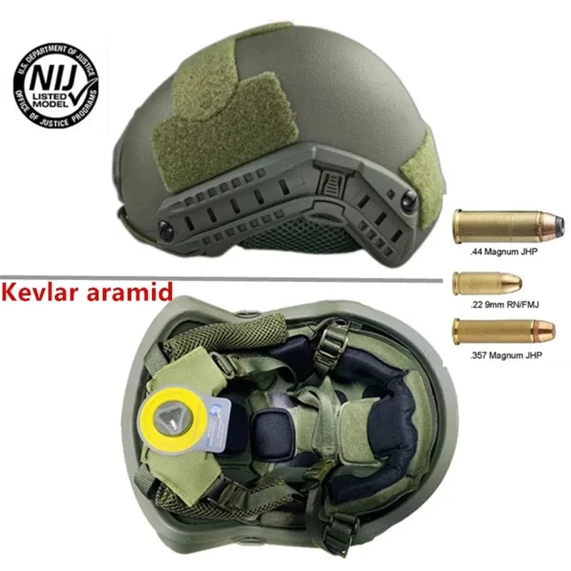 Casque de protection ballistique