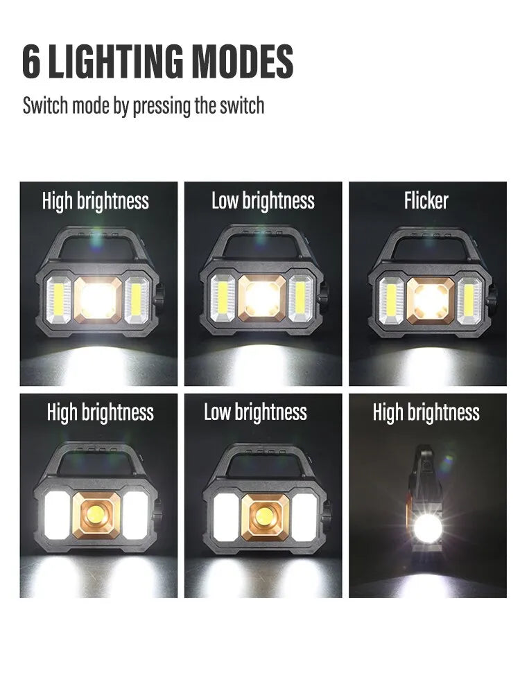 Lampe de poche solaire-rechargeable (type 1)