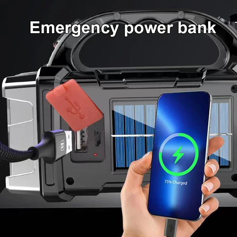 Lampe de poche solaire-rechargeable type 2