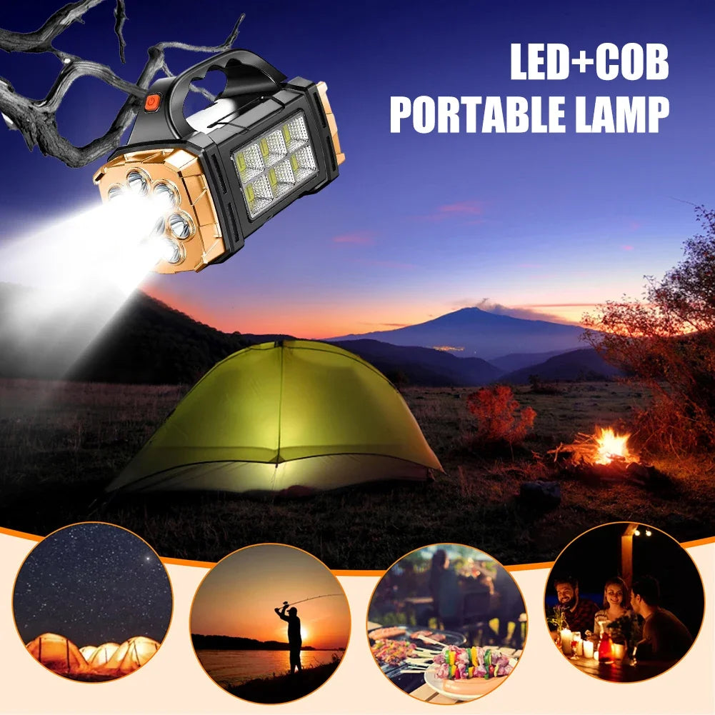 Lampe de poche solaire-rechargeable type 2