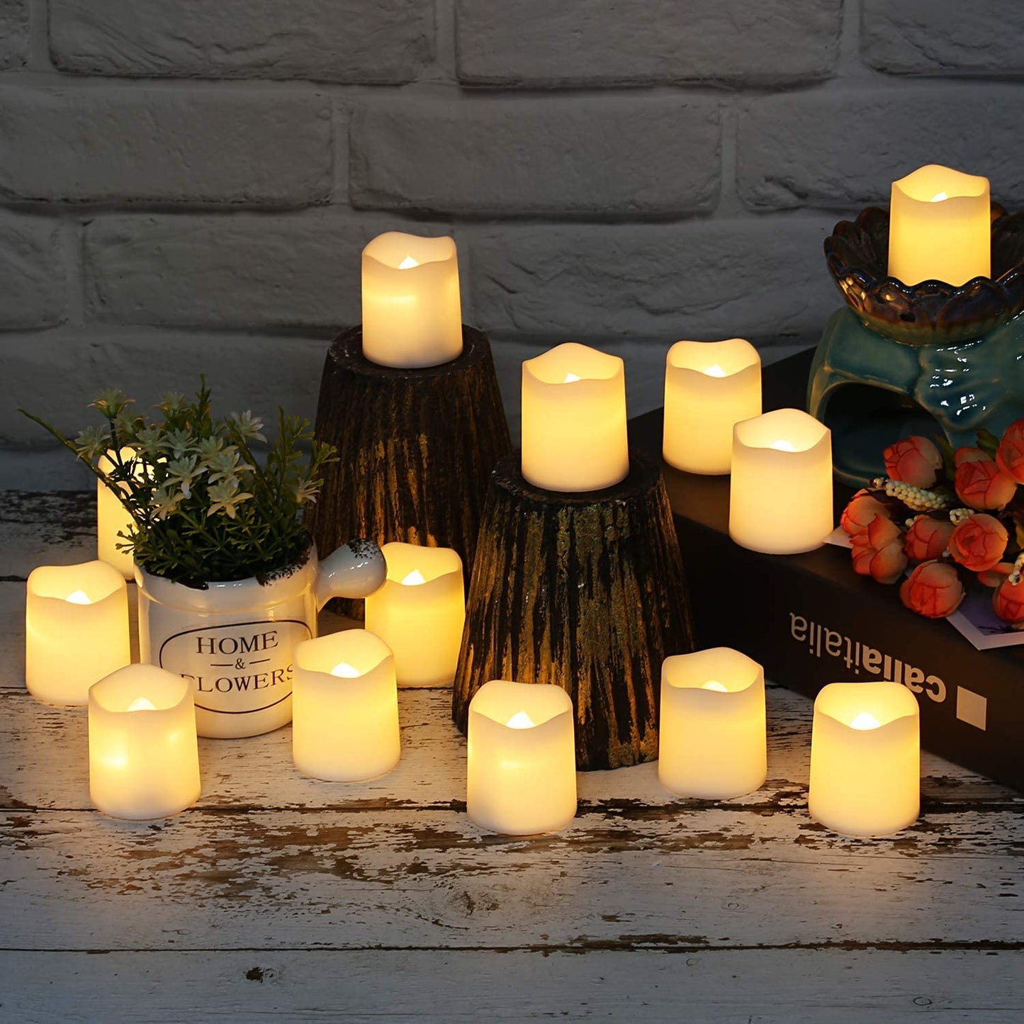 Lot de 24 bougies led