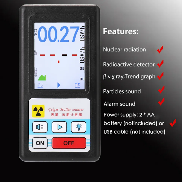 Détecteur de radiation nucléaire type 1