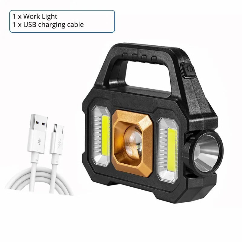 Lampe de poche solaire-rechargeable (type 1)