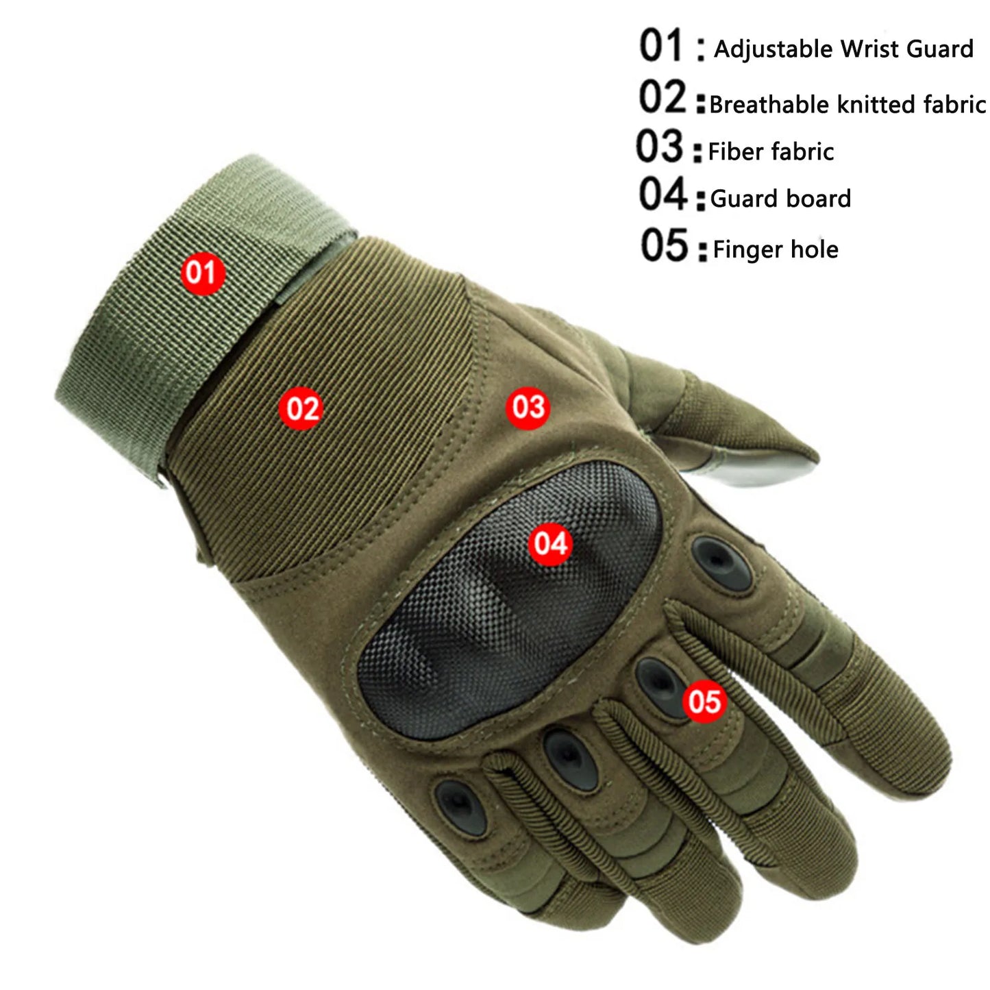Gants tactiques