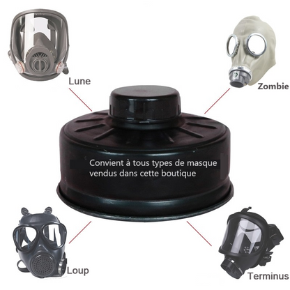 Cartouche de filtre à gaz de protection nucléaire