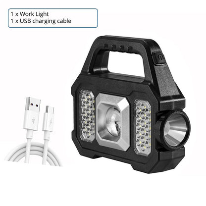 Lampe de poche solaire-rechargeable (type 1)