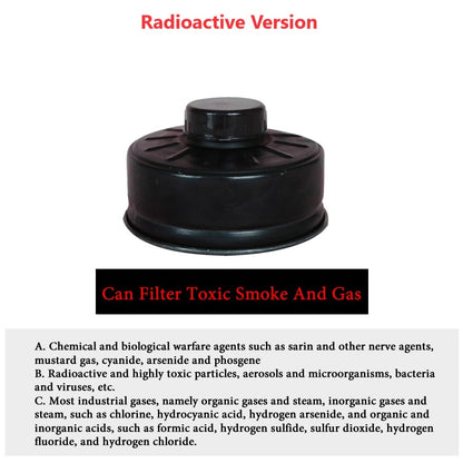 Cartouche de filtre à gaz de protection nucléaire