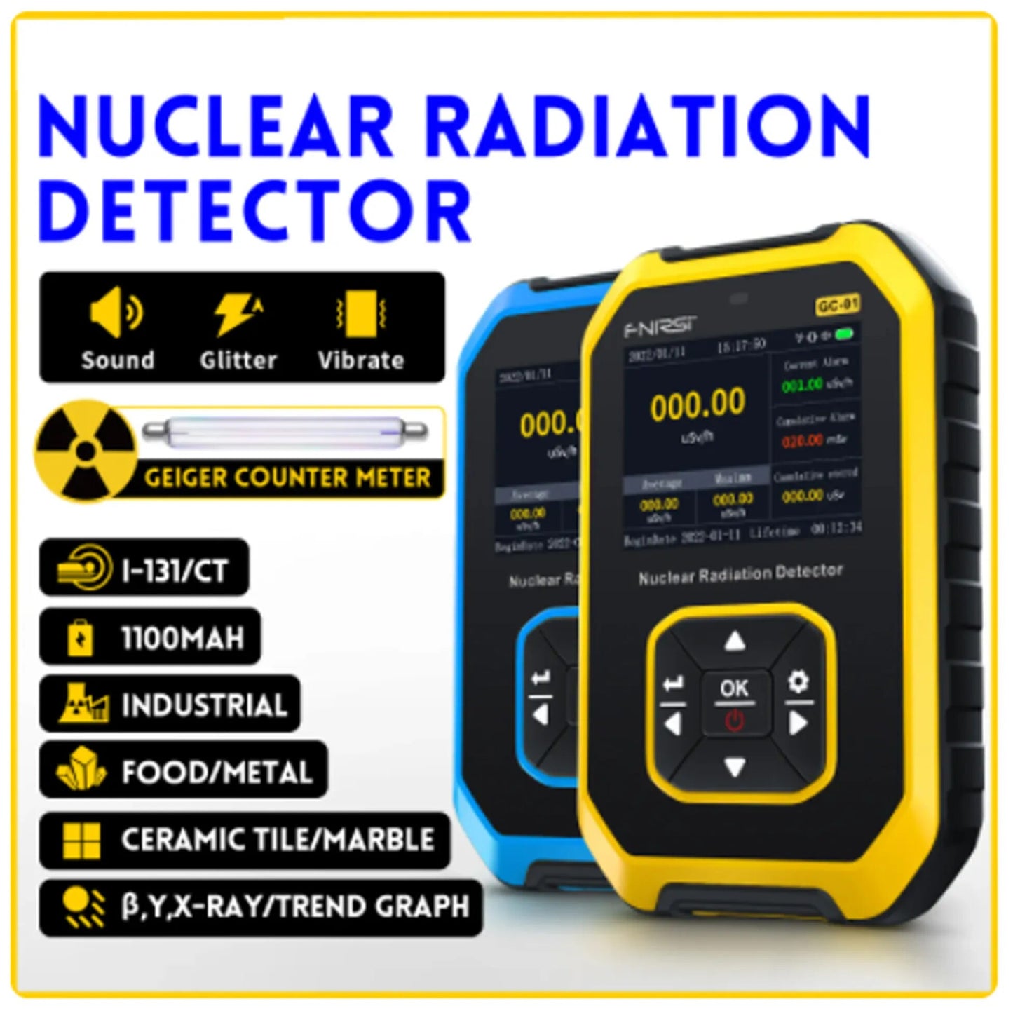 Détecteur de radiation nucléaire type 3