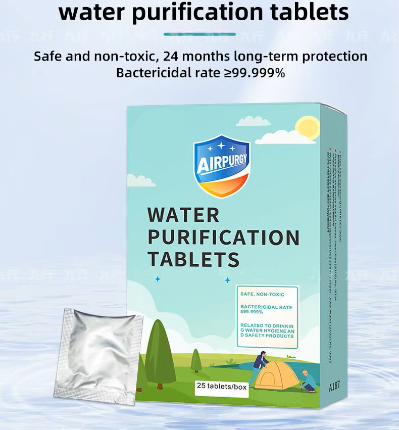 Pastilles de purification d'eau (boite de 25)