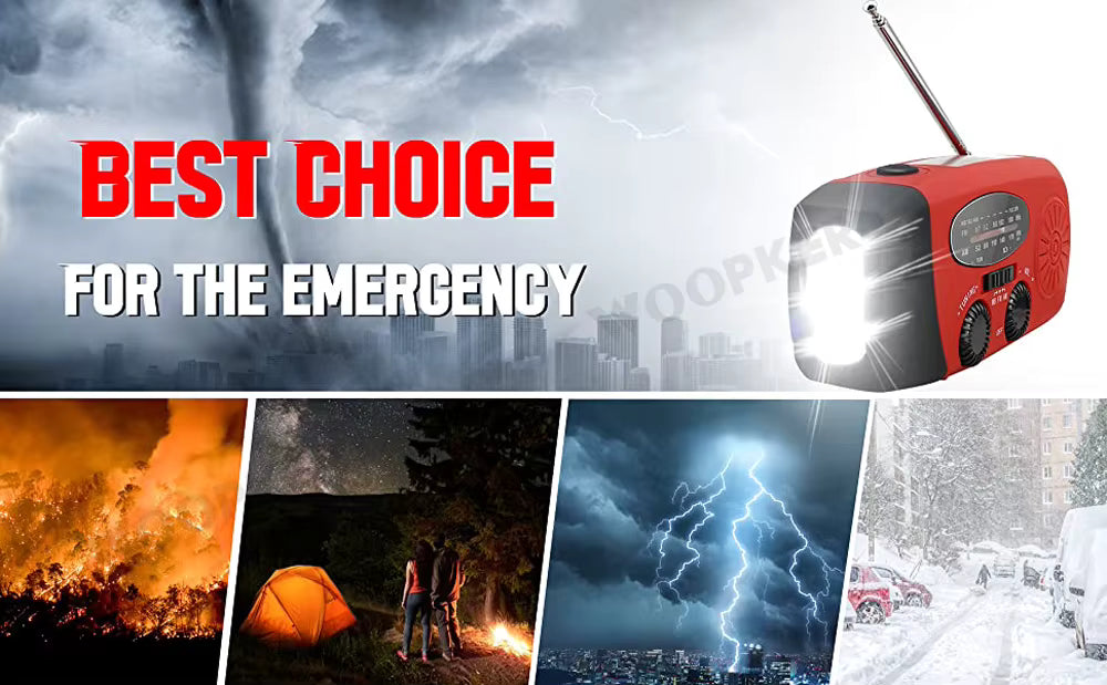 Radio solaire d'urgence type 1
